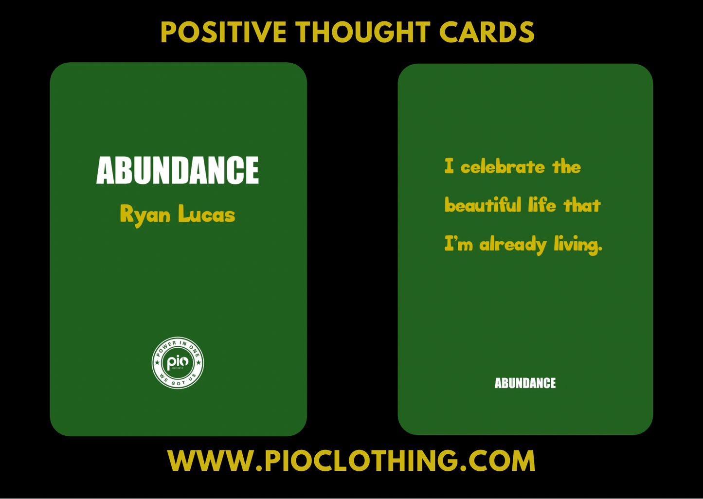 Positive Thought Cards